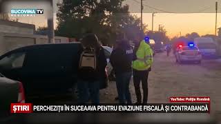 Perchezitii in Suceava pentru evaziune fiscala si contrabanda [upl. by Rustin333]