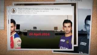 IPL 7 Schedule 2014 Pepsi IPL T20 TimeTable 2014 IPLT20com [upl. by Naashom]