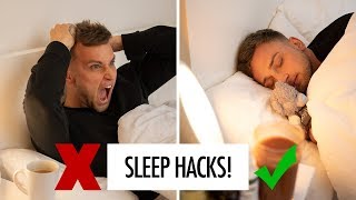 How To Fall Asleep FAST When You CANT Sleep  5 EASY Sleep Hacks [upl. by Colton]