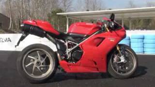 Ducati 1198 vs KTM RC 8R [upl. by Wadesworth528]