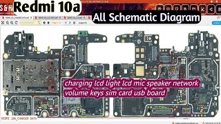 Mi Redmi 10a all schematic diagram [upl. by Yirinec]