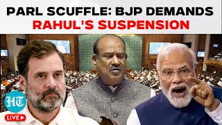 Lok Sabha LIVE  Last Day of Stormy Session  BJP Vs Cong  MPs Protest  Ambedkar Row Rahul Gandhi [upl. by Laenahtan]