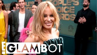 Kylie Minogue GLAMBOT BTS at 2024 PCAs [upl. by Yssej]