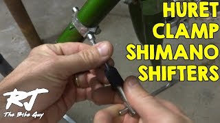 Modify Huret Downtube Shifter Clamp For Shimano Shifters [upl. by Acila700]