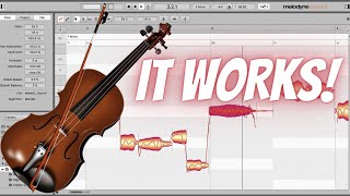 Melodyne Violin Tutorial  Perfect Pitch Formant  and Timing Correction [upl. by Gunn]