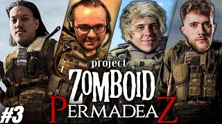 🔴 ¡MUERTES en PERMADEAZ 🧟 PROJECT ZOMBOID ft Rubius Carola y Maximus 3 [upl. by Kit]