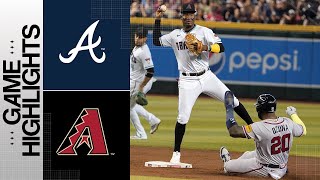 Braves vs Dbacks Game Highlights 6423  MLB Highlights [upl. by Rainah]