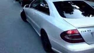 Mercedes CLK 55 AMG Custom Exhaust pt1 [upl. by Emad]