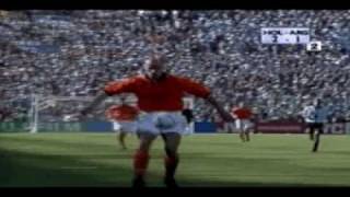 Dennis Bergkamp goal against Argentina  World Cup 1998 w commentary by Jack van Gelder [upl. by Divine]