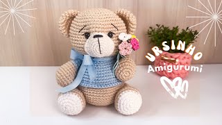 COMO FAZER UM URSINHO DE CROCHÊ AMIGURUMI [upl. by Lliw]