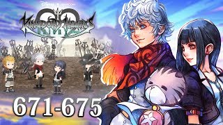 NA 32  Kingdom Hearts Union χCross  Quests 671 — 675  The Fourth Leader [upl. by Morie8]