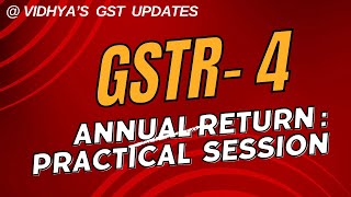 How to fill GSTR4 Composition Annual Return 202324 Easily amp Correctly [upl. by Tanhya]