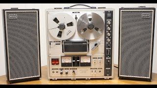 Sony TC 630 ReeltoReel Demo [upl. by Bernardina772]