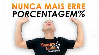 Fácil e Rápido  APRENDA PORCENTAGEM EM 8 MINUTOS [upl. by Winston]