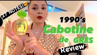 CABOTINE DE GRÈS 1990 perfume review unboxing amp first impressions cabotine perfume unboxing [upl. by Ettenrahs]