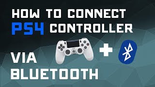 How to Connect Your PS4 Controller to a PC via Bluetooth [upl. by Dinesh919]