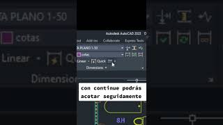 Acotar RAPIDO en AutoCAD [upl. by Lindley731]