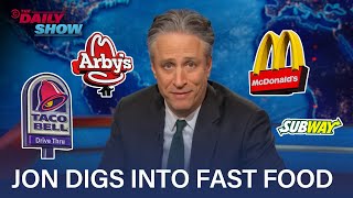 Jon Stewart Devours the FastFood Industry Pt 2  The Daily Show [upl. by Leahciam849]