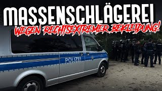 Chemie vs Weixdorf Massenschlägerei wegen rechtsextremer Bekleidung [upl. by Gorton]