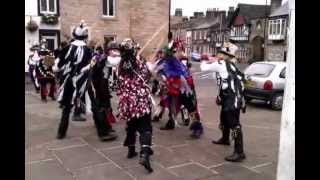 Wayzgoose border morris at the Wayzgoose Weave in Otley [upl. by Irolam73]