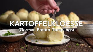 German Potato Dumplings Recipe Kartoffelkloesse [upl. by Behm]