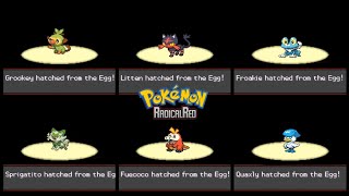 Pokemon Radical Red 41  All Starter Locations [upl. by Etienne]