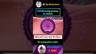 childbearing process in women science gk shortvideo [upl. by Aenet355]