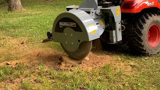 Baumalight 1P24 Tractor Stump Grinder [upl. by Watkins691]