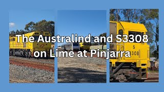 The Australind and a Lime Train at Pinjarra [upl. by Mathian]