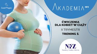 Ćwiczenia dla kobiet w ciąży quotSweetPregnaquot  II trymestr  trening nr 1 [upl. by Ciardap860]