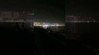 Malagueta beach asmr night Faro Waves Boat asmr MÁLAGA Spain 26 July 2022 [upl. by Coltin941]