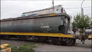 Trenes Argentinos Belgrano Cargas dejando atrás Estación Alta Córdoba [upl. by Analim]