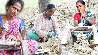 Slate Pencils Making  Making Process of Slate Pencils  Markapur  Hard Working Women [upl. by Rozek]