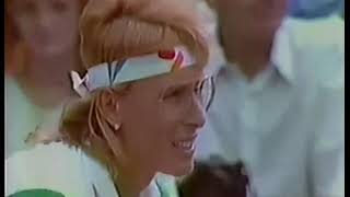 Martina Navratilova vs Chris Evert Wimbledon 1988 Semifinal Highlights A CLASSIC TENNIS MATCH [upl. by Marwin527]