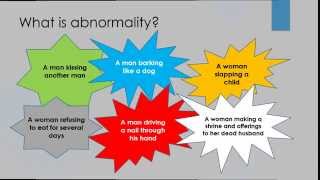 Abnormal Psychology Unit 1 Lecture 1 [upl. by Adnohs39]