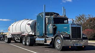 Autumn Truck Spotting On Route 222 [upl. by Anilatac]