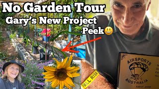 NO Garden Tour Walkabout Gary’s Wild Vegetables Gardening Tips Quick Hose Repair Surgery Update [upl. by Cromwell988]