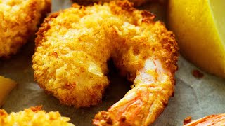 CRUNCHY Air Fryer Shrimp 🍤 100 as Delicious as Fried Shrimp [upl. by Eleinad]