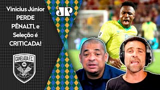 quotNÃO ME INTERESSA POR QUE o Vinicius Júnior BATEU O PÊNALTI Elequot Seleção EMPATA com Venezuela [upl. by Nedla]