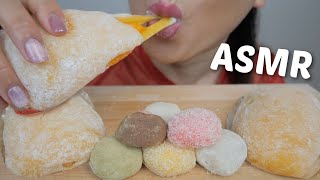 GIANT Mango Mochi with Mini Assorted Mochi Relaxing Soft Squishy Sounds NE Lets Eat [upl. by Rabkin582]