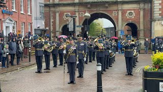 RAF March Past  March off from the Freedom of Aylesbury Parqde [upl. by Netsirhk778]