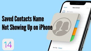 iPhone Not Showing Contacts in iOS 16  iPhone Not Showing Contact Names just Numbers [upl. by Klug]