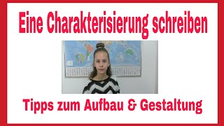 Deutsch  Charakterisierung schreiben  Tipps zum Aufbau amp Gestaltung  Schlau gefragt [upl. by Fulmis]