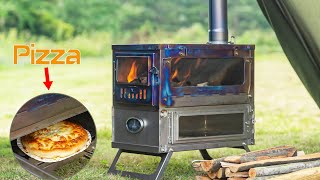 POMOLY T1 TAISOCA Titanium Oven Stove  Outdoor Pizza [upl. by Garlanda364]