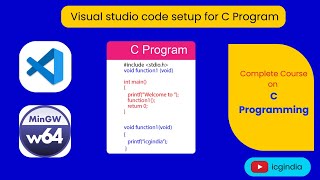 VS code setup for C Program [upl. by Yenalem]