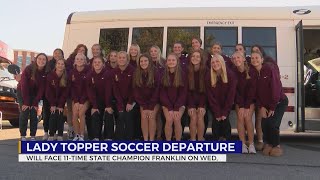 Trio of local squads depart for state soccer tournament [upl. by Cyprio735]