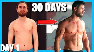 I Worked out amp ate like CHRIS HEMSWORTH for 30 Days  Centr app [upl. by Audris]