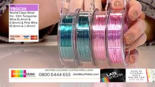 Fancy Jasper and Sapphire for jewellery making JewelleryMaker late show LIVE 25022015 [upl. by Aloke]