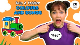 Toddler Learning Adventure 🚂 Fun Colours For Toddlers amp Train Songs 🧸 [upl. by Ashia]