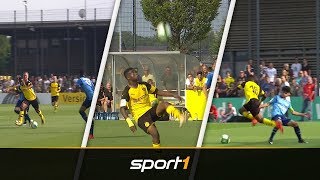 Wunderkind Moukoko Seine große Show im U17Halbfinale  SPORT1 [upl. by Oniram]